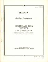 Overhaul Instructions for NESA Window Controller - Part A204-1A