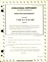 Operational Supplement to Inspection Requirements for T-28A, T-28B, T-28C and AT-28D Aircraft