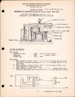 B-17 & P-38 Electrical - Adjustment of Leece-Neville Reverse Current Relay Type 24552