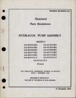 Illustrated Parts Breakdown for Hydraulic Pump Assembly 
