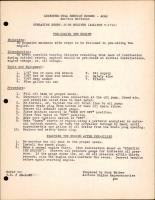 P-38 Engines (Allison V-1710) - Pre-Oiling the Engine