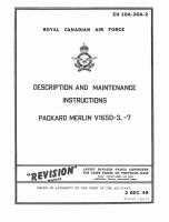 Description & Maintenance Instructions for Packard Merlin V-1650-3 and -7