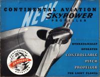 Continental Aviation Skypower Hydraulically Operated, Controllable Pitch Propeller for Light Planes