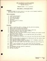 P-38 Hydraulics - Main Uplock - Remove & Install