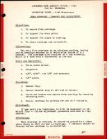 P-38 Structures - Flap Carriage - Removal & Replacement