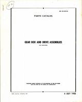 Parts Catalog for Air Associates Gear Box and Drive Assemblies