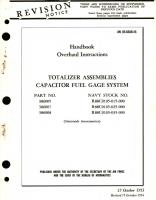 Overhaul Instructions for Totalizer Assemblies Capacitor Fuel Gage System, Part No. 386005, 386007, 386008