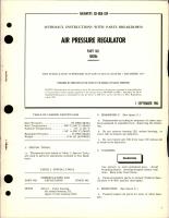 Overhaul Instructions w Parts Breakdown for Air Pressure Regulator - Part 108286