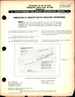 Modification of Generator Voltage Regulators