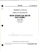 Overhaul with Parts Breakdown for Motor Actuated Slide Shut-Off Valve Assembly - Part 109365