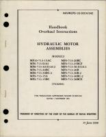 Overhaul Instructions for Hydraulic Motor Assemblies