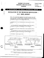 Installation of Fire Prevention Modification B-25 Series Aircraft