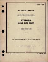 Illustrated Parts Breakdown for Hydraulic Gear Type Pump - Model 011022 Series
