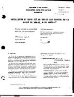 Installation of Radio Set AN-ARC-27 and Control Keyer Group AN-ARA-26, B-25J Aircraft
