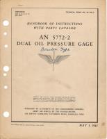 Instructions with Parts Catalog for AN 5772-2 Oil Pressure Gage