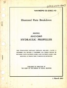 Illustrated Parts Breakdown for Model A642-G805 Hydraulic Propeller