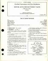 Overhaul Instructions with Parts for Motor Actuated Butterfly Valve - Part 100223