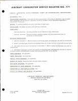 Discontinuance of Carburetor, Bendix-Stromberg Gasket and Diaphragm Sets