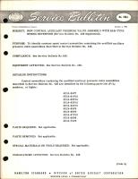 New Control Auxiliary Pressure Valve Assembly with Bar Type Spring Retention