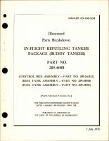 Illustrated Parts Breakdown for In-Flight Refueling Tanker Package (Buddy Tanker) - Part 209-48901