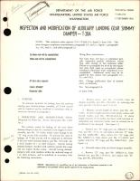 Inspection and Modification of Auxiliary Landing Gear Shimmy Damper For T-28A