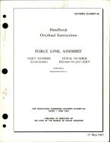 Overhaul Instructions for Force Link Assembly - Part S6140-61638-1