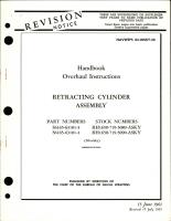 Overhaul Instructions for Retracting Cylinder Assembly - Parts S6165-63101-3 and S6165-63101-4