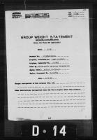 Group Weight Statement for Model L-2M Airplane Contractor No. L-5965