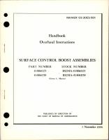 Overhaul Instructions for Surface Control Boost Assembly - Parts 41-8061125 and 41-8061150