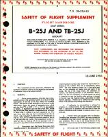 Safety of Flight Supplement to Flight Handbook for USAF Series B-25J and TB-25J Aircraft