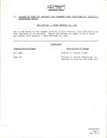 Revision to Maintenance Manual for Three and One-Half Inch Diameter Check Valve - Part 123558-1-1