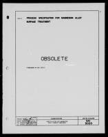 Magnesium Alloy Surface Treatment