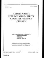 Maintenance Interchangeability Cross Reference Charts