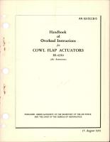 Overhaul Instructions for Cowl Flap Actuators - EE-4350