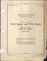 Structural Repair Instructions for A-36 Series and P-51 Series