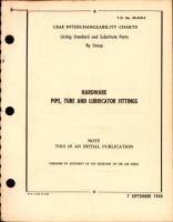 Interchangeability Charts - Aircraft Hardware Pipe, Tube, and Lubricator Fittings