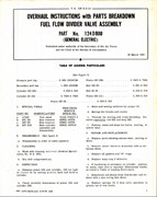 Fuel Flow Divider Valve Assembly