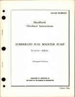Illustrated Parts Breakdown for Submerged Fuel Booster Pump - TF-56700 Series