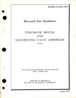 Illustrated Parts for Pneumatic Bottle and Self Opening Valve Assembly