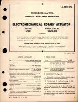 Overhaul with Parts Breakdown for Electromechanical Rotary Actuator - Part 34988-5