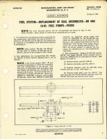 Replacement of Seal Assemblies in AN 4102 (G-10) Fuel Pumps - Pesco