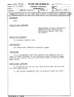Installation of Part 3348 Piston Heads in NYAB Model 65WC06001 and Installation of Part 3390 Pump Checks in NYAB Model 65WC06001