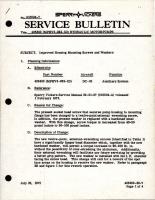 Hydraulic Motorpumps - Improved Housing Mounting Screws and Washers - Part 405893 - Model MPEV3-032-1D