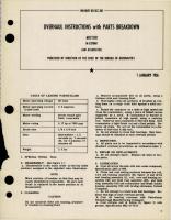 Overhaul Instructions with Parts Breakdown for Motor - M5320M1