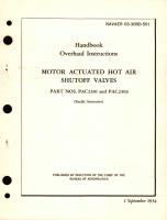Overhaul Instructions for Motor Actuated Hot Air Shutoff Valves Part No. PAC2391, PAC2393 