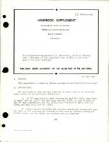 Supplement to Illustrated Parts Breakdown for Hydraulic Motor Assemblies - MF-713 Series