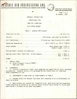 Overhaul Instructions for Centrifugal Fan - Part C100B-3AA 