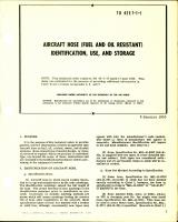 Aircraft Hose (Fuel and Oil Resistant) Identification, Use & Storage