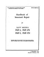 Structural Repair - F6F-3, F6F-5