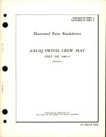 Illustrated Parts Breakdown for Swivel Crew Seat - A3D-2Q - Part 3685-9 